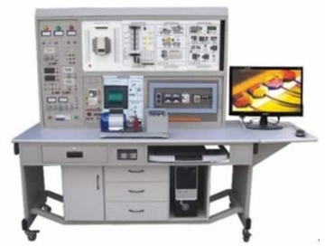 工业自动化综合实训装置（PLC+变频器+触摸屏+单片机）