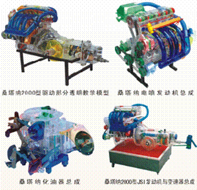 东风、解放汽车、柴油机、桑塔纳、广州本田部件透明教学模型 